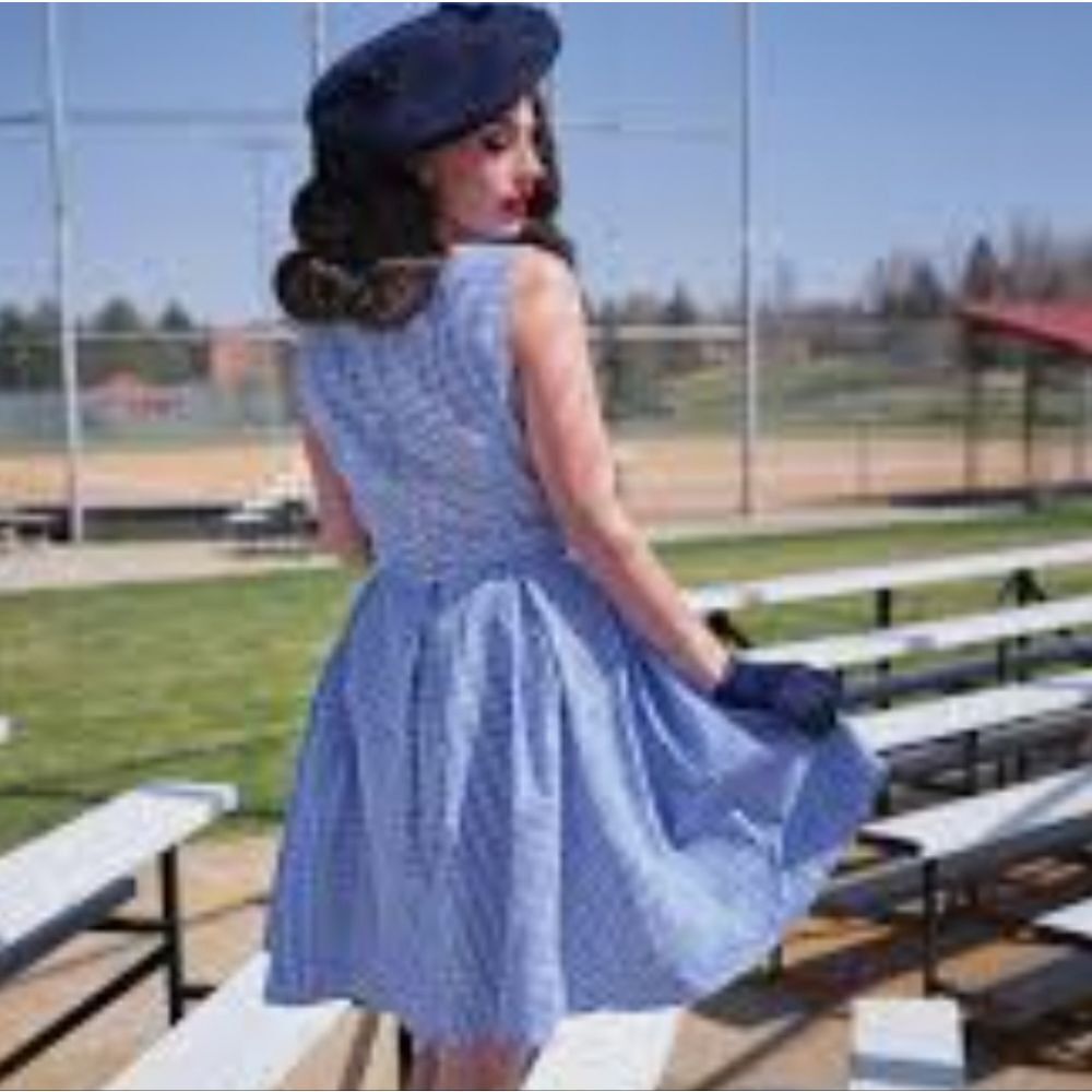 MIX NOUVEAU NEW YORK VINTAGE MULTI-COLOR POLKA-DOT SLEEVELESS V-NECK DRESS